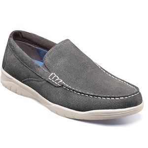 Nunn Bush Sumter Gray Suede Moc Toe Venetian Loafer. 10W